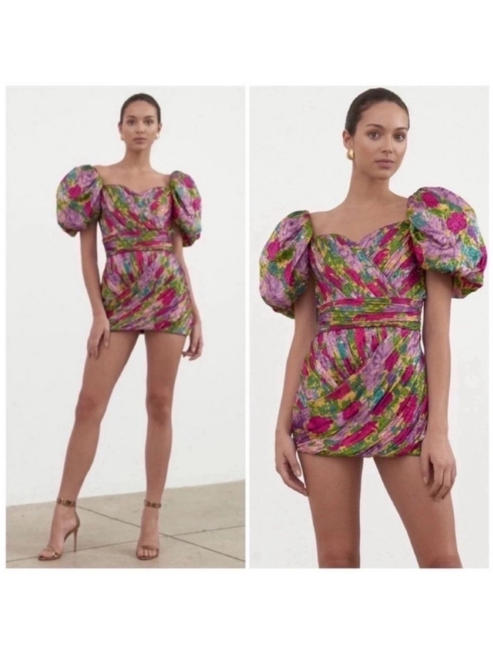 Ronny Kobo Collection Francesca Floral Mini Dress - Picture 3 of 11